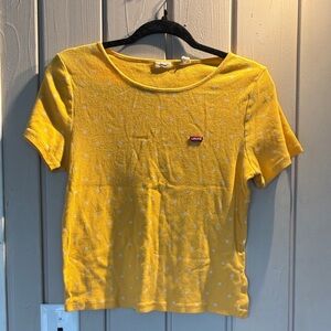 Levi's Sunny Yellow Daisy Dot Tee